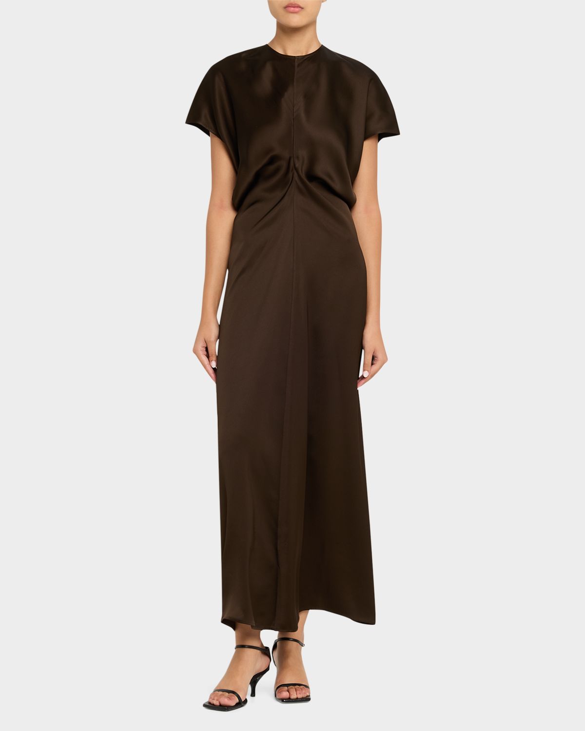 Toteme Slouch Waist Satin Maxi Dress | Thumbnail 5 Toteme Slouch Waist Satin Maxi Dress | Thumbnail 5