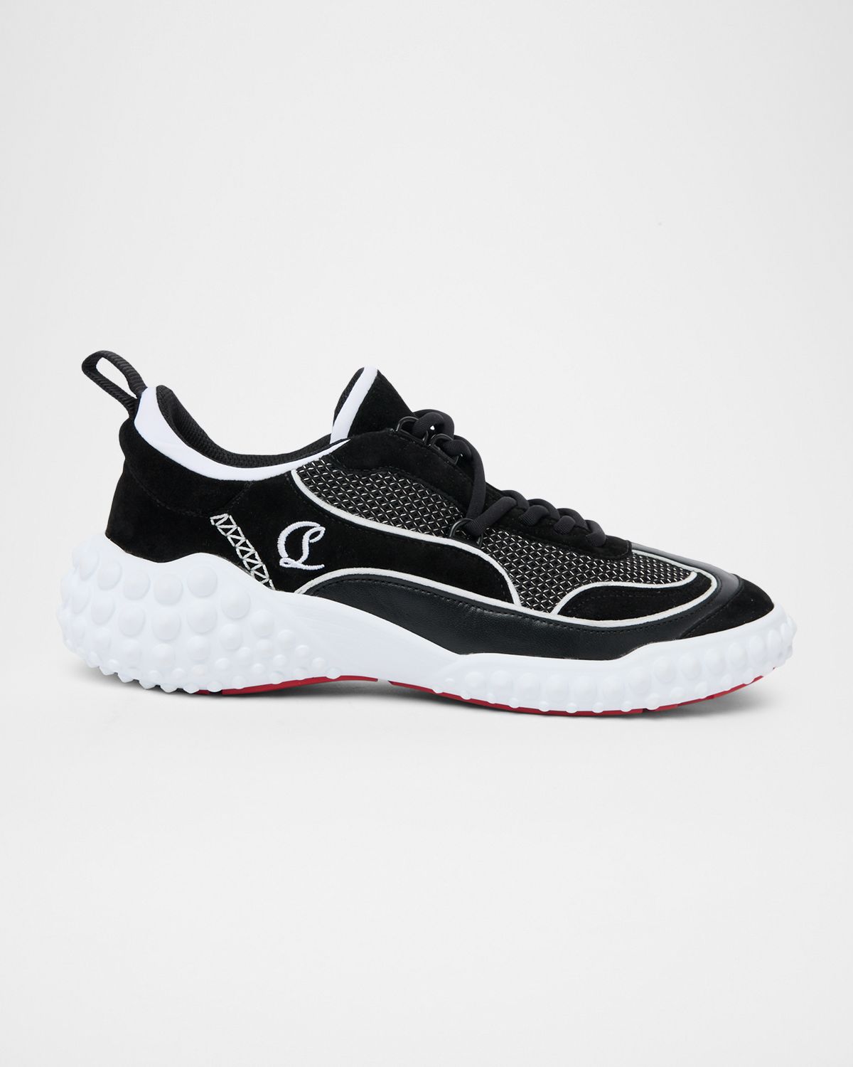 Christian Louboutin Mara Mixed Leather Runner Sneakers | Thumbnail 5 Christian Louboutin Mara Mixed Leather Runner Sneakers | Thumbnail 5