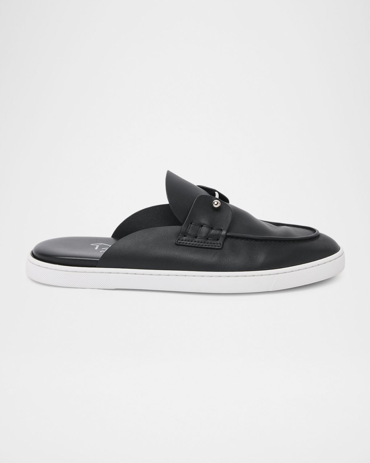 Christian Louboutin Men 's Chanme Leather Slides | Thumbnail 5 Christian Louboutin Men 's Chanme Leather Slides | Thumbnail 5