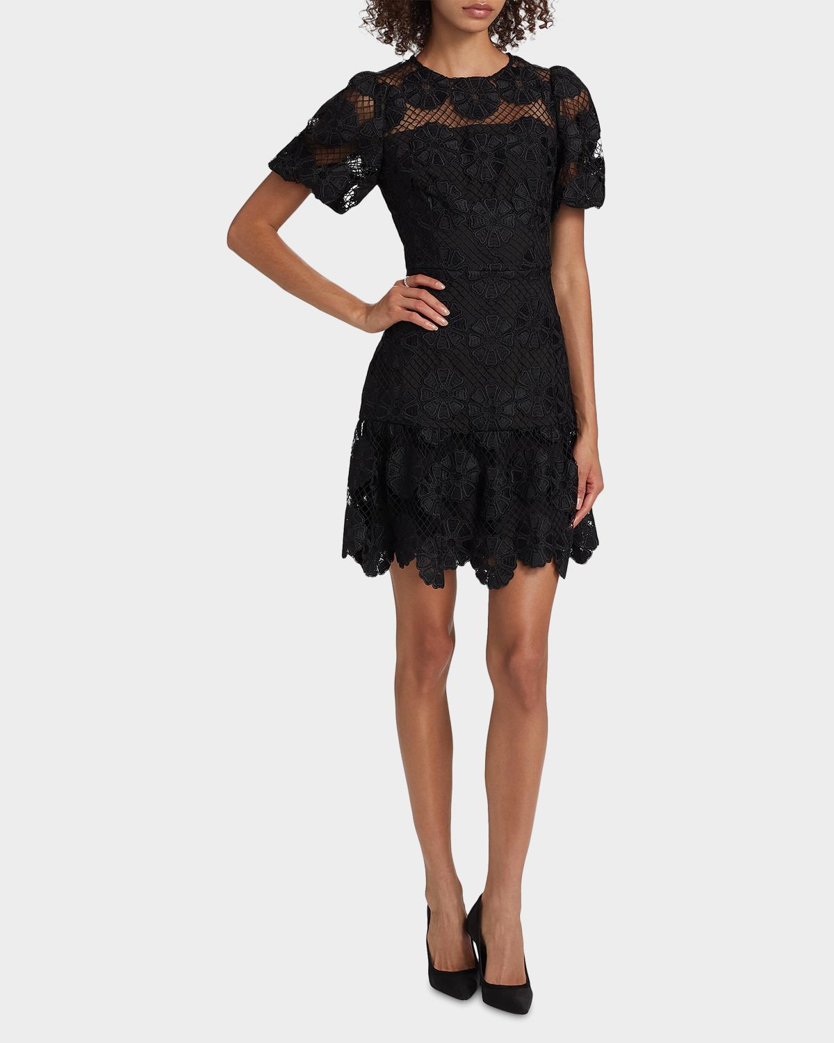 Milly Yasmin Lace Minidress