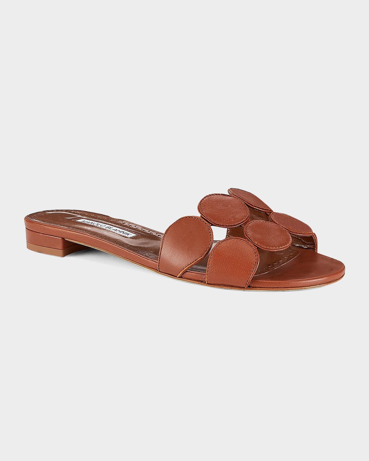 Manolo Blahnik Haribal Leather Sandals