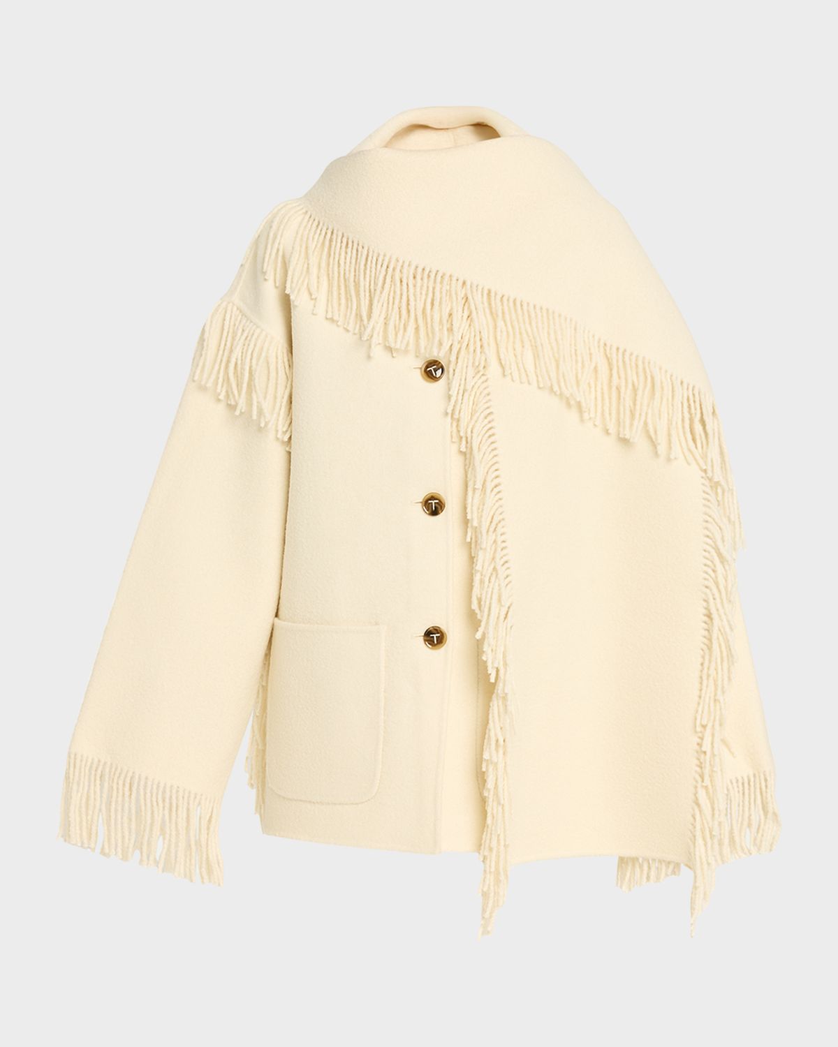 Toteme Fringed Scarf Jacket | Thumbnail 6