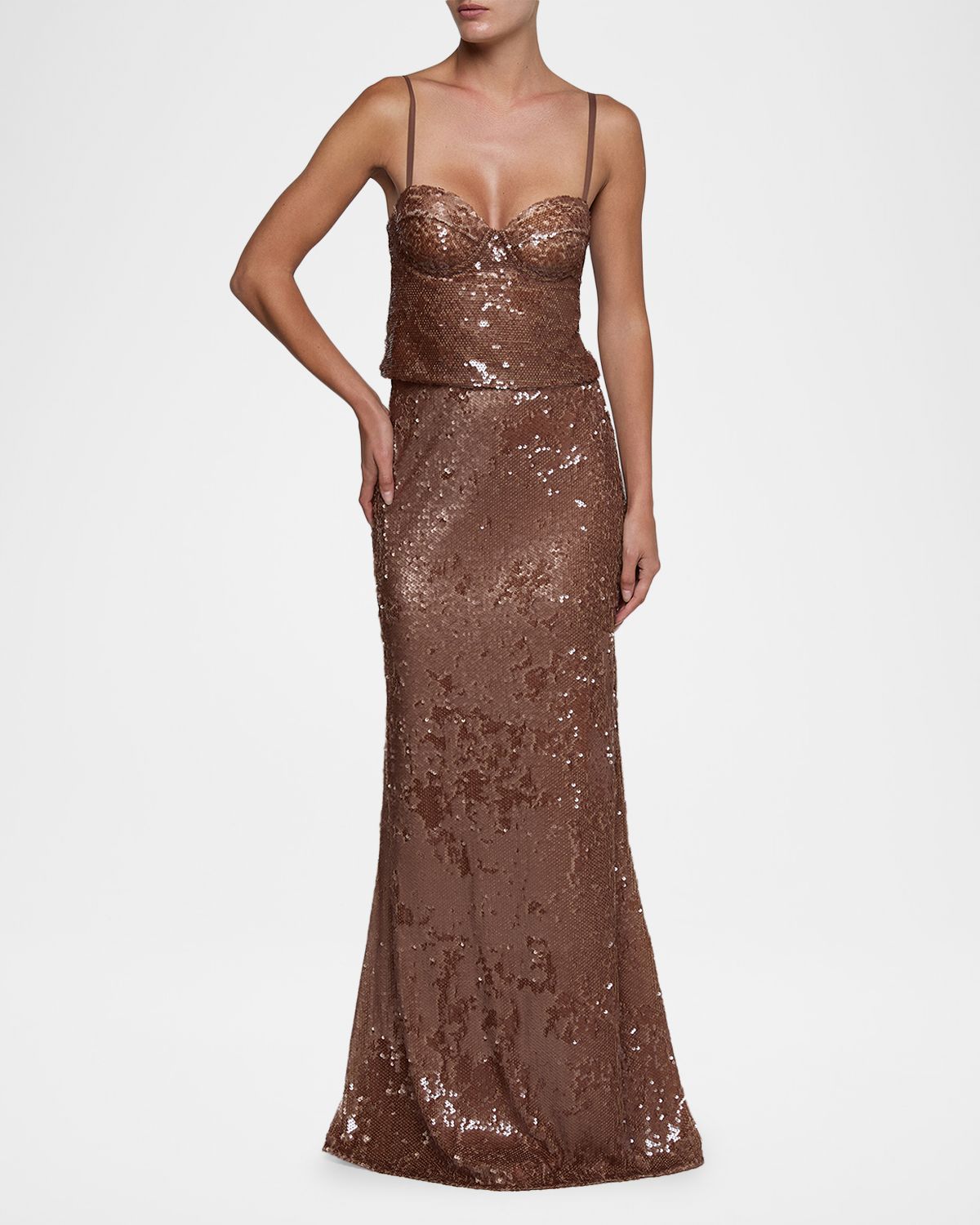 L 'Agence Zeta Sequined Maxi Skirt | Thumbnail 5 L 'Agence Zeta Sequined Maxi Skirt | Thumbnail 5