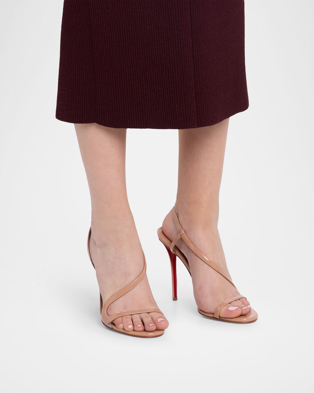 Christian Louboutin 100mm Rosa Z Patent Leather Sandals | Thumbnail 8 Christian Louboutin 100mm Rosa Z Patent Leather Sandals | Thumbnail 8