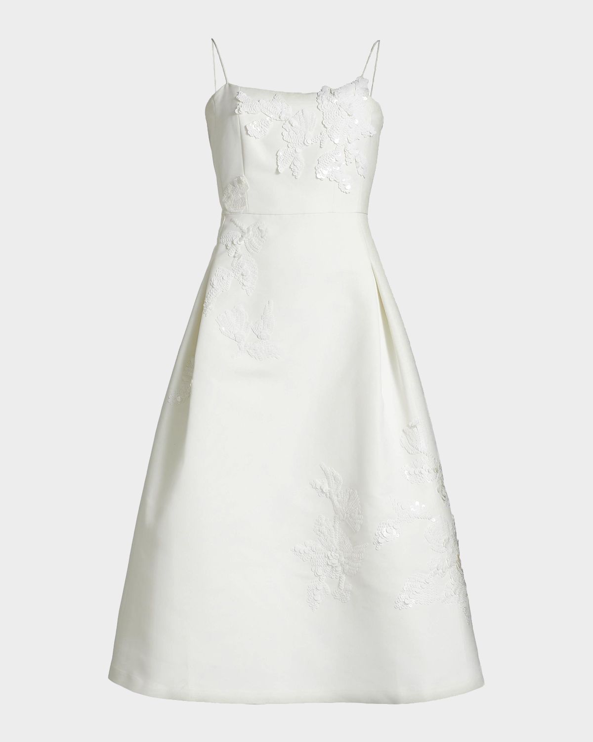 SACHIN BABI Audra Flower-Appliqué Fit-&-Flare Midi Dress | Image 1 SACHIN BABI Audra Flower-Appliqué Fit-&-Flare Midi Dress | Image 1
