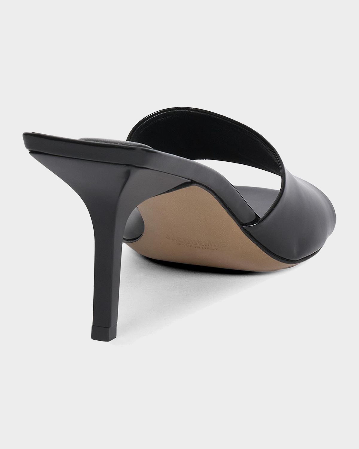 Jacquemus Cubisto 70MM Leather Mules - Women's Shoes