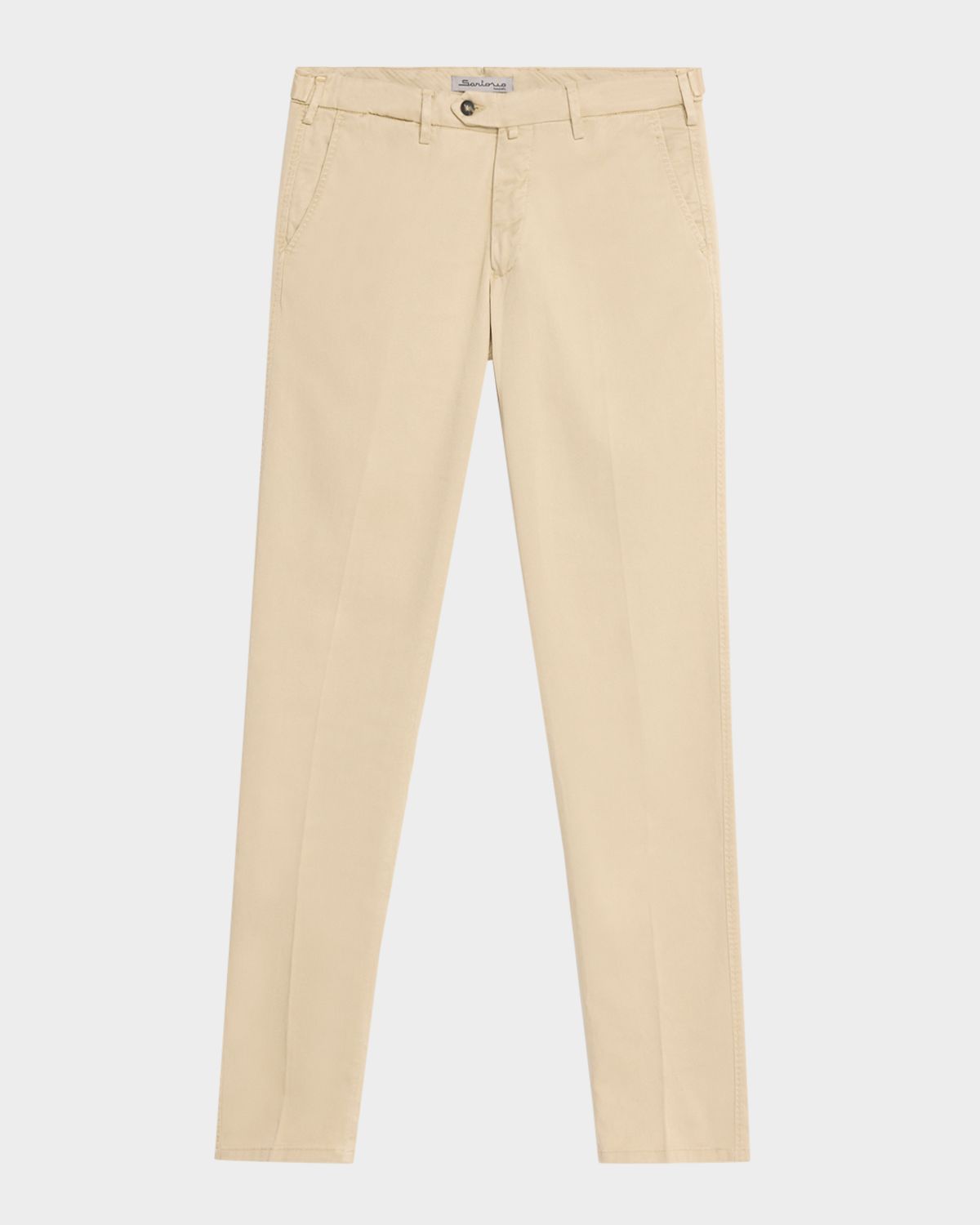 Sartorio Men 's Slim Stretch Flat-Front Trousers