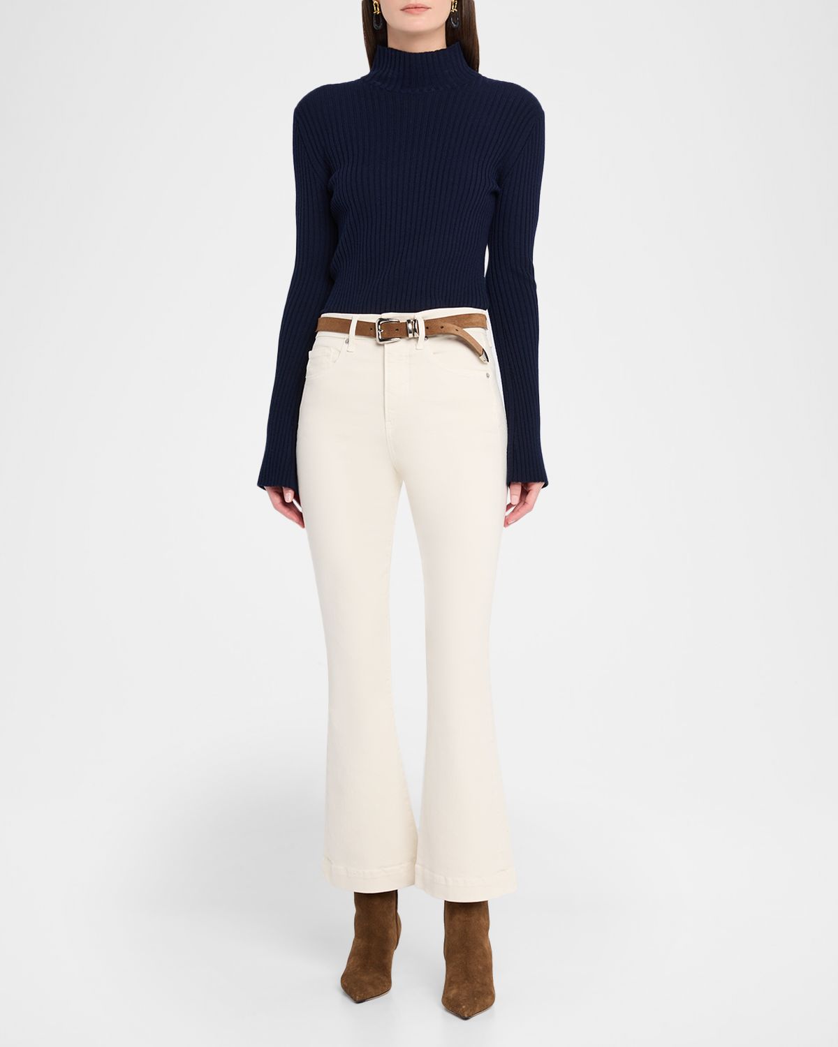 Veronica Beard Carson Ankle Flare Jeans
