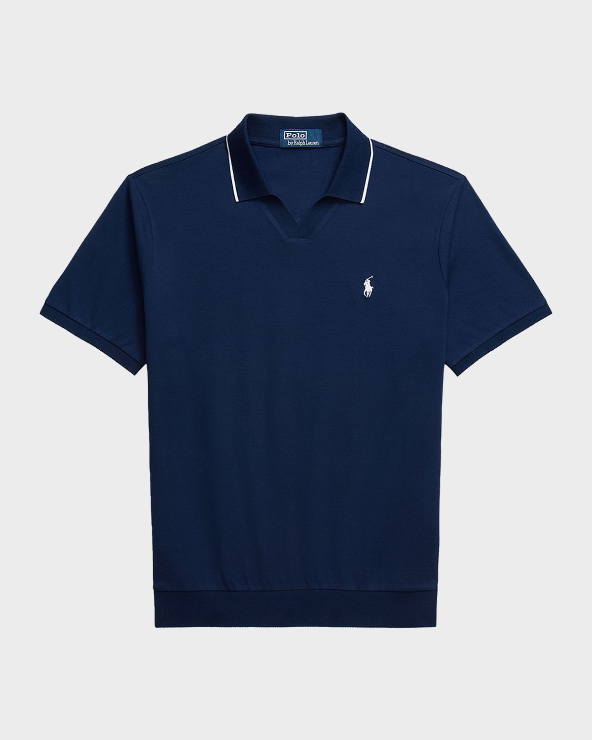 Polo Ralph Lauren Men 's Cotton Jacquard Pique Short-Sleeve Polo Shirt