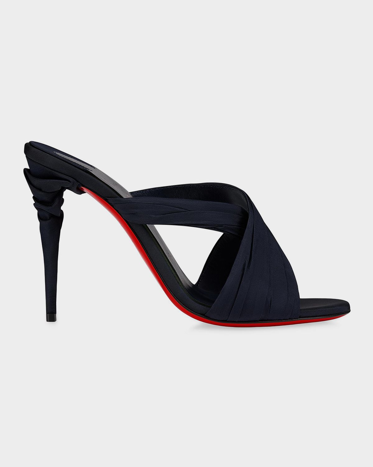 Christian Louboutin 100mm Affabula Satin Sandals