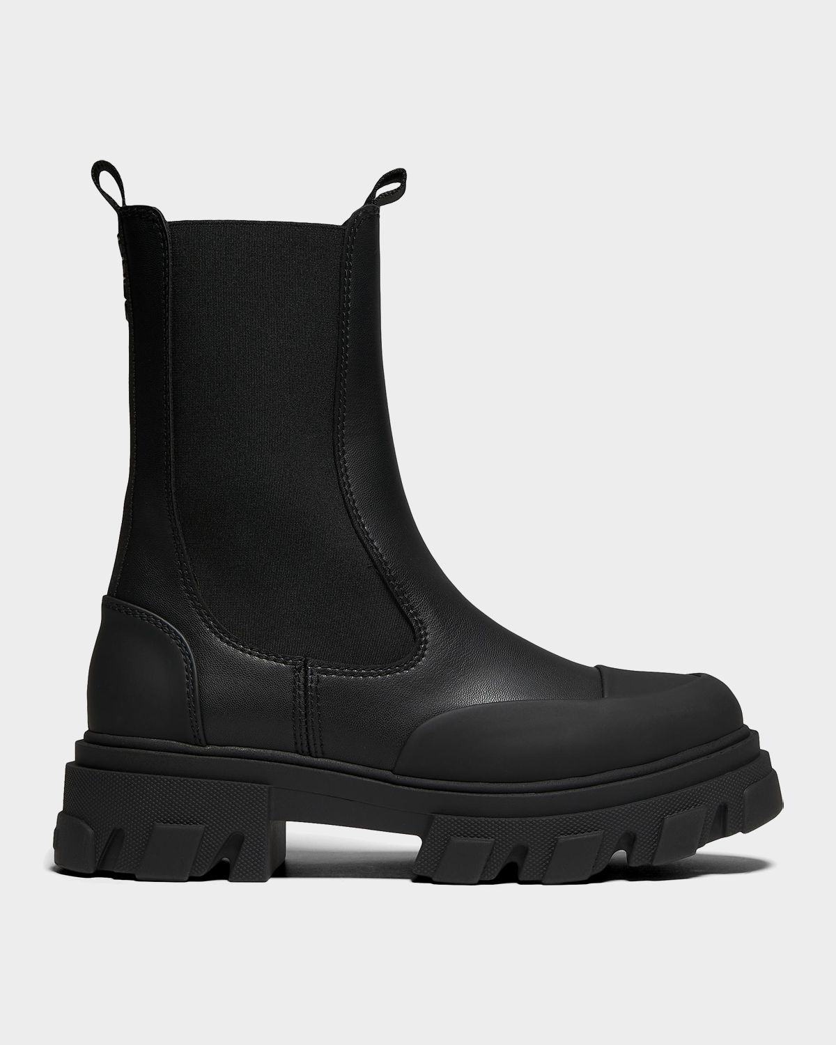 Ganni Cleated Leather Mid Chelsea Boots | Thumbnail 7 Ganni Cleated Leather Mid Chelsea Boots | Thumbnail 7