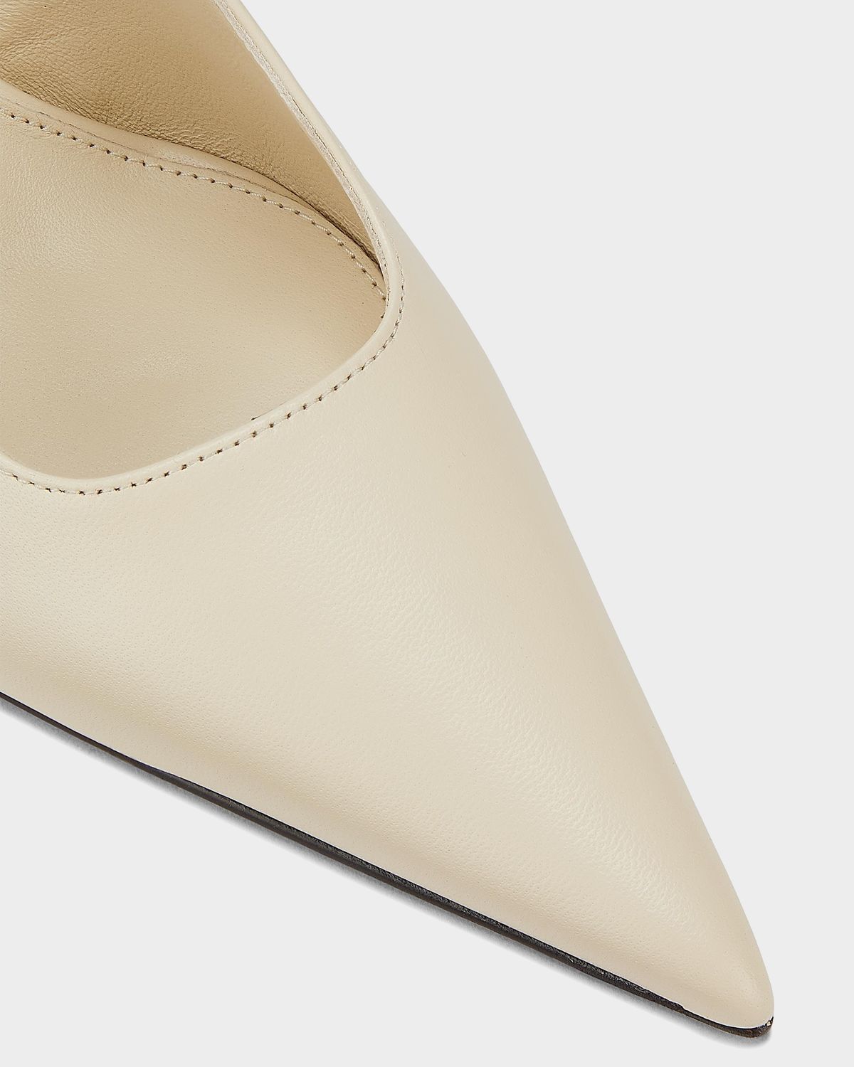 Toteme 85MM Leather Slingback Pumps - Women's Shoes