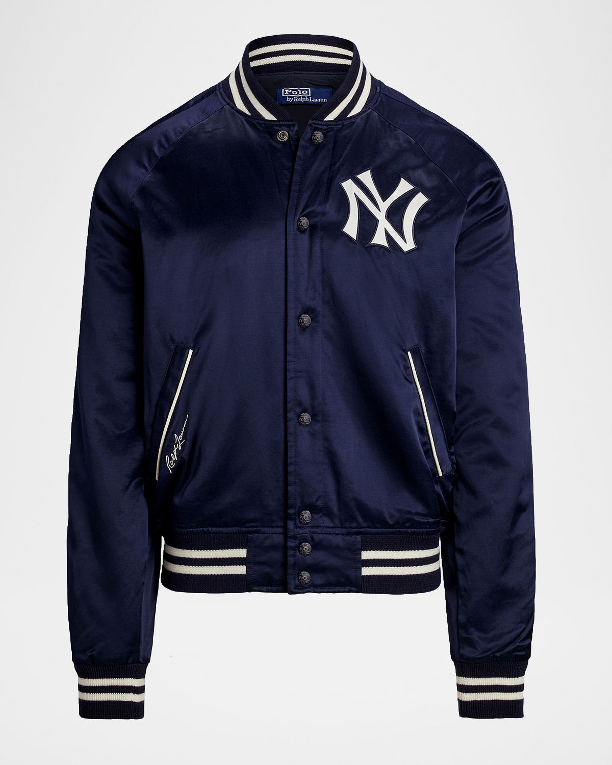 Polo Ralph Lauren x Yankees Men 's Satin Bomber Jacket