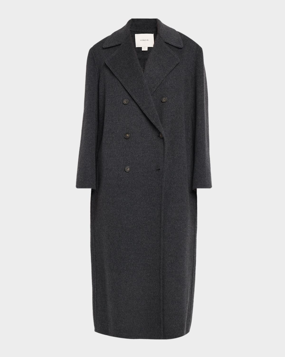 Vince Cashmere-Blend Double-Breasted Coat
