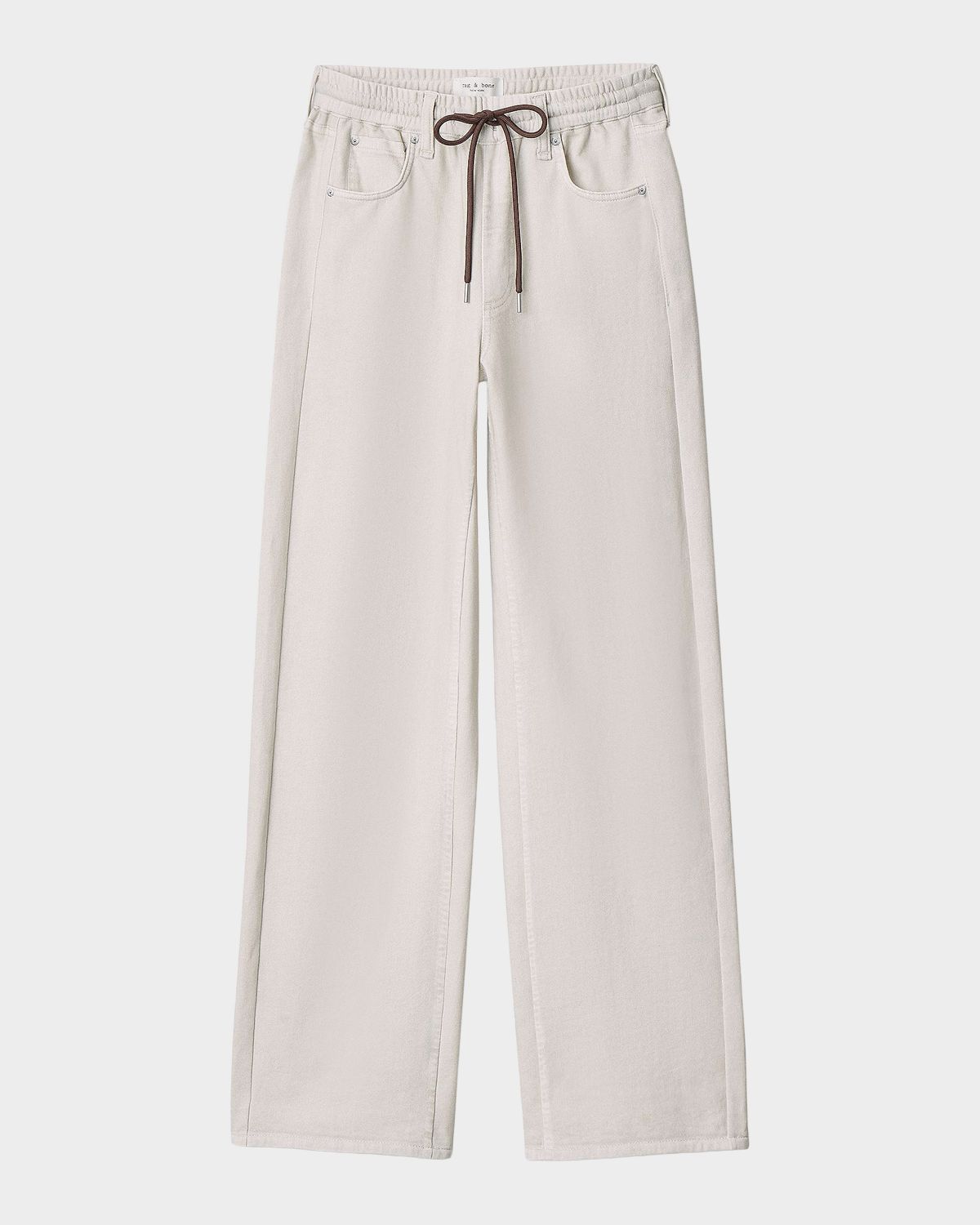 Rag & Bone rb Miramar Terry Drawstring Wide-Leg Jeans