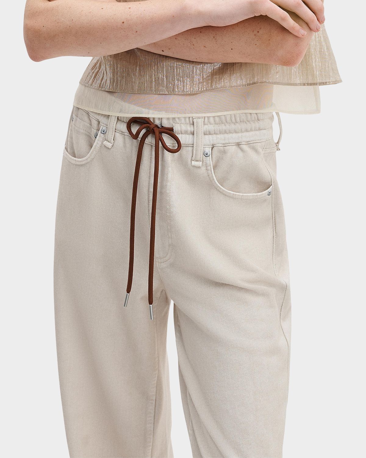 Rag & Bone rb Miramar Terry Drawstring Wide-Leg Jeans | Thumbnail 5 Rag & Bone rb Miramar Terry Drawstring Wide-Leg Jeans | Thumbnail 5