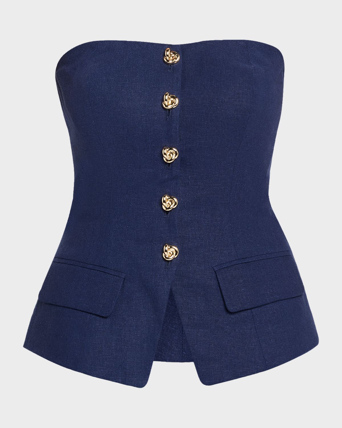 Generation Love Quinn Linen Bustier