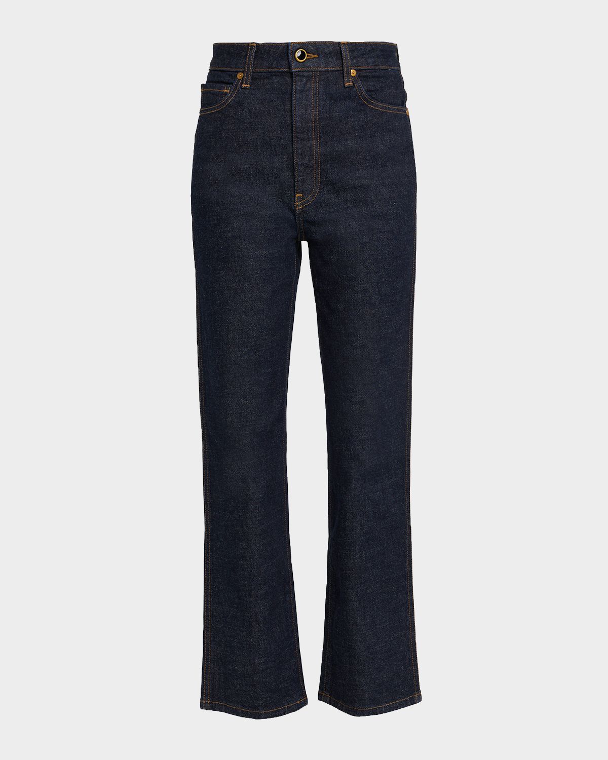 Khaite Abigail Straight-Leg Ankle Jeans