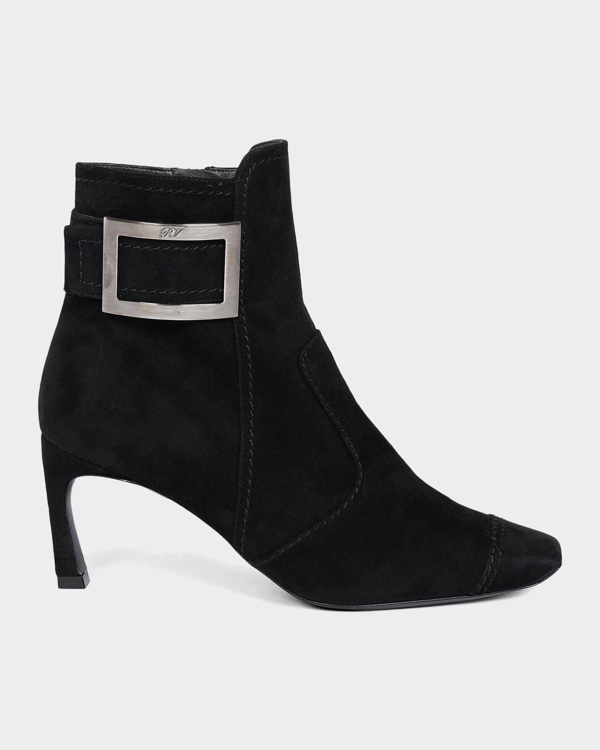 Roger Vivier Trompette 70MM Suede Booties