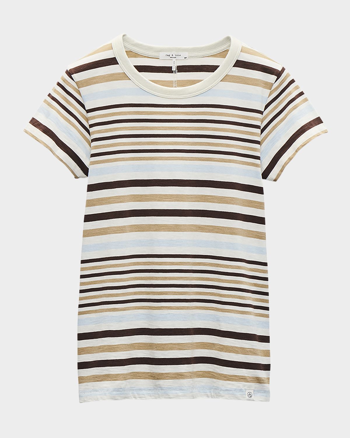 Rag & Bone The Slub Striped Tee
