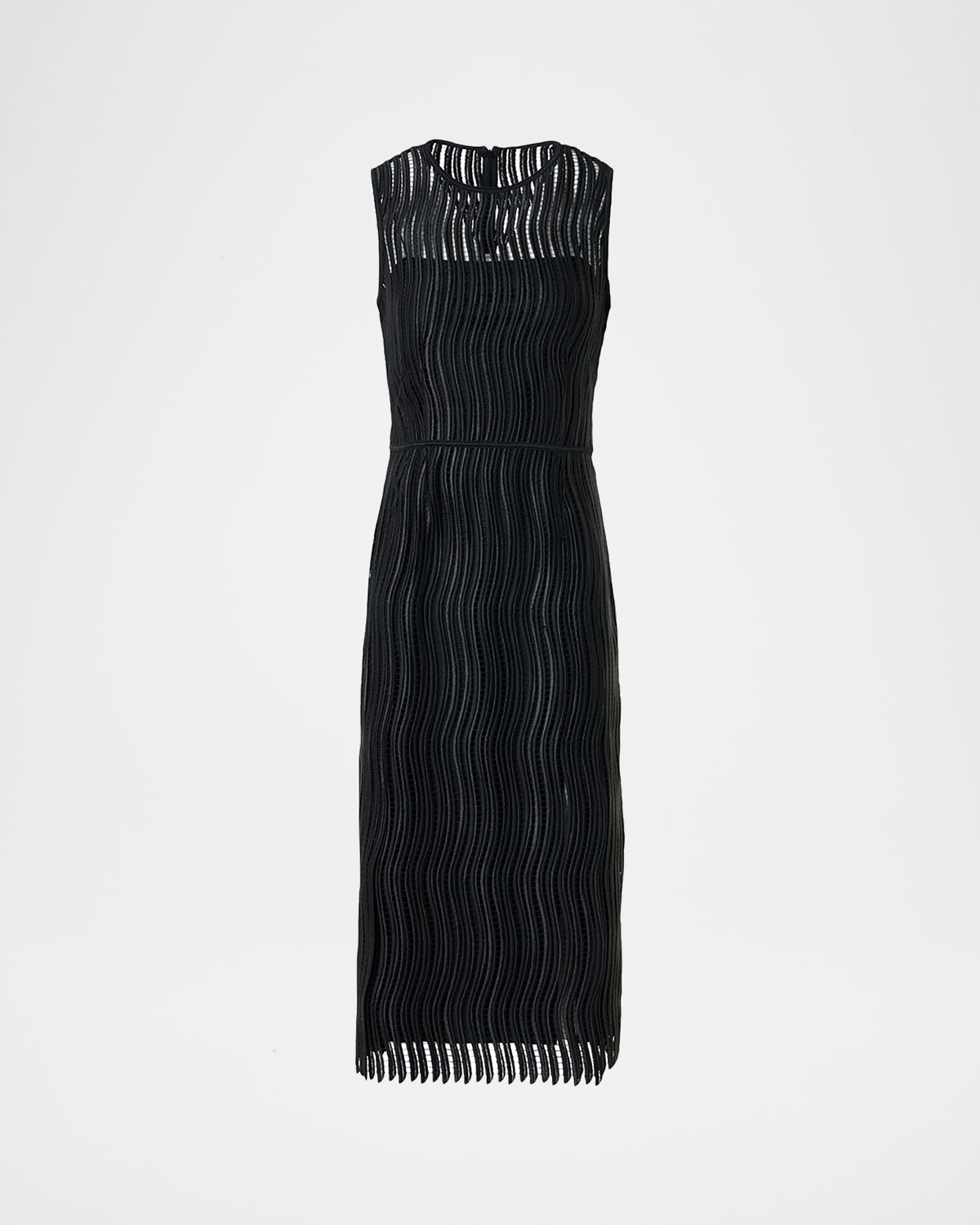 Akris Techno Wave Guipure Sheath Midi Dress | Thumbnail 6 Akris Techno Wave Guipure Sheath Midi Dress | Thumbnail 6