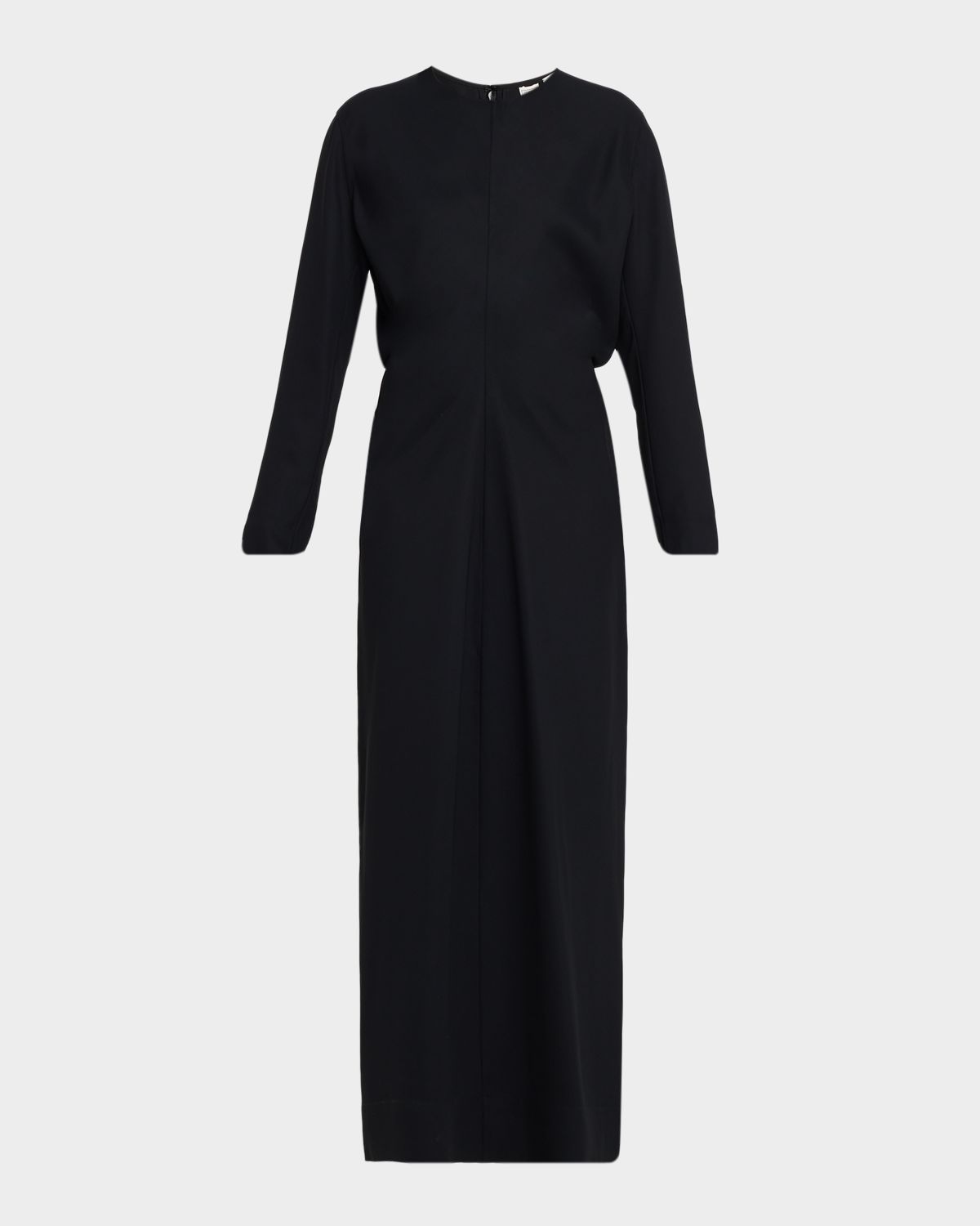 Toteme Slouch Waist Long-Sleeve Ankle Dress