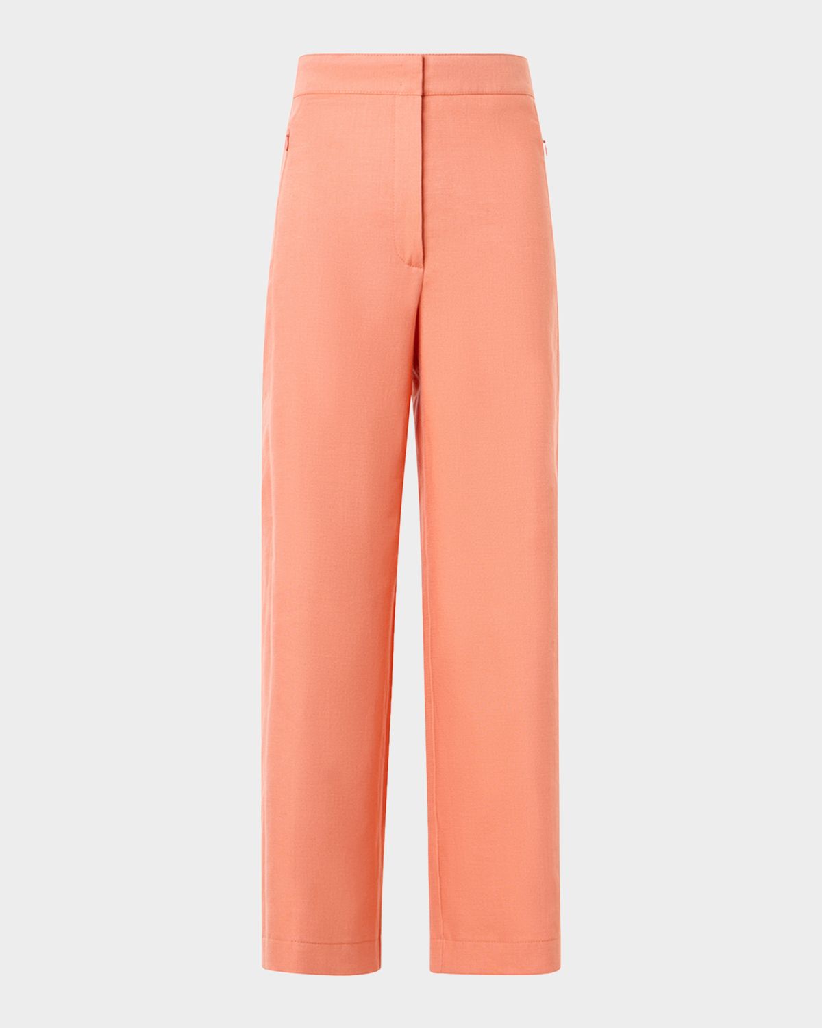 Akris punto Filip Cropped Wide-Leg Linen Pants