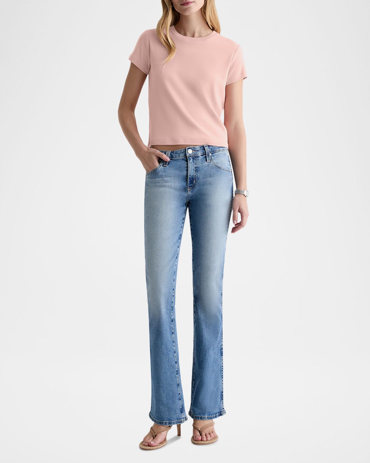 AG Jeans Sadie Crewneck Baby Rib Tee | Thumbnail 8 AG Jeans Sadie Crewneck Baby Rib Tee | Thumbnail 8