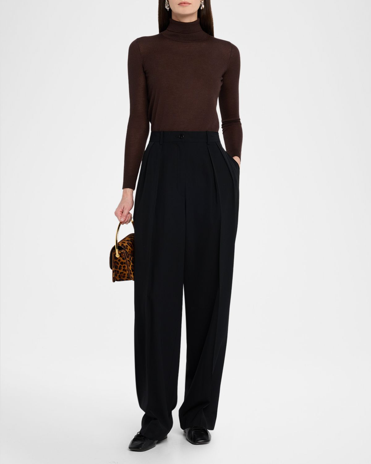Co Fine Cashmere Slim Turtleneck Sweater | Thumbnail 5 Co Fine Cashmere Slim Turtleneck Sweater | Thumbnail 5