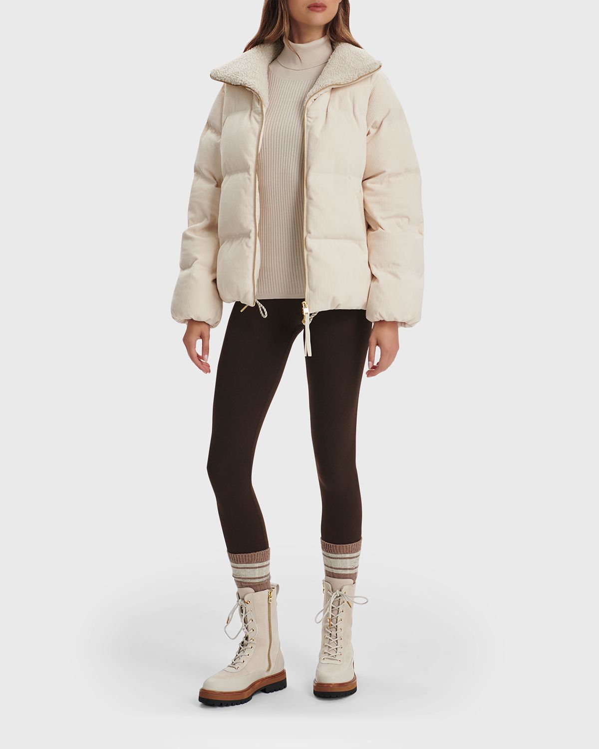 Varley Brackley Corduroy Puffer Jacket