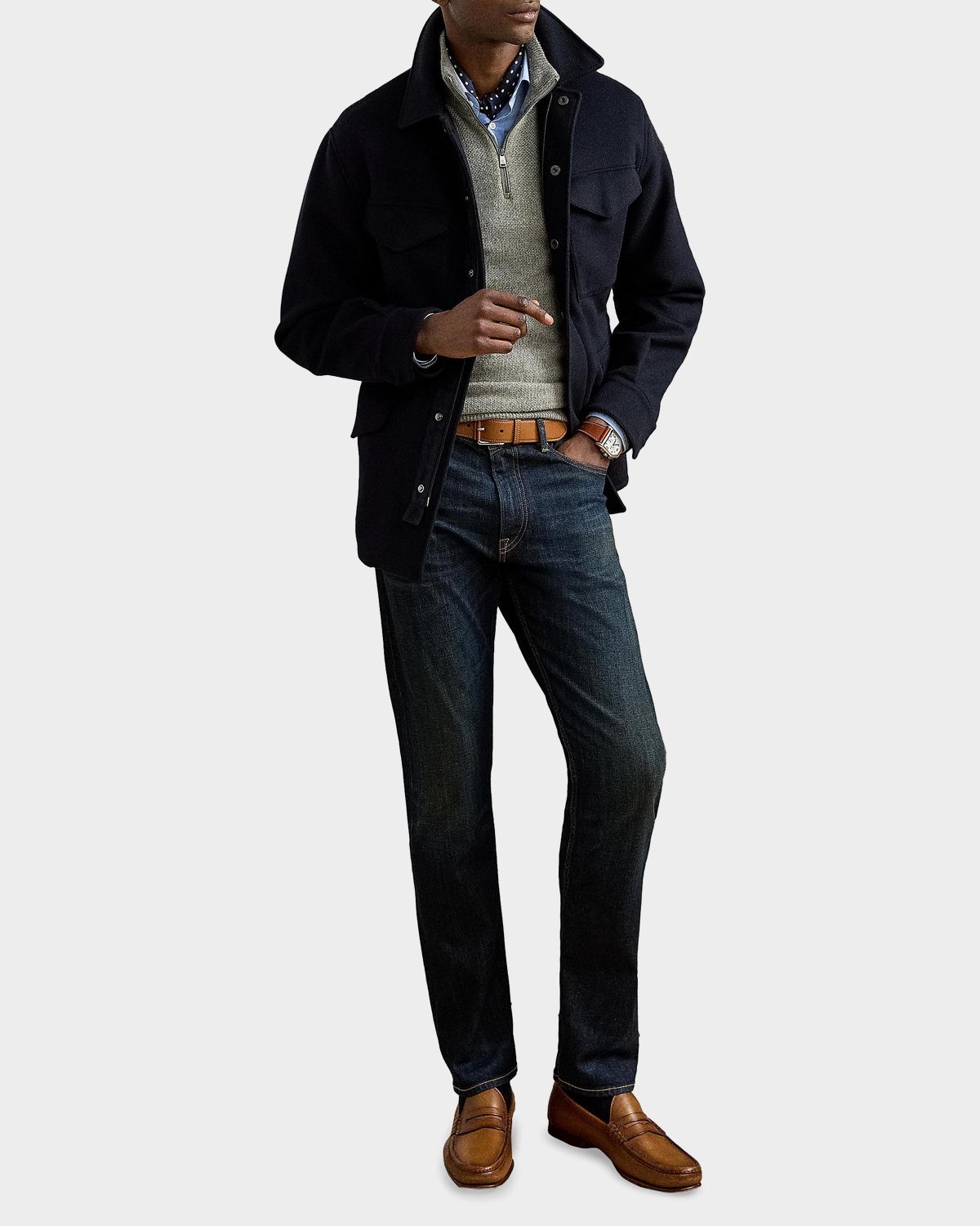 Ralph Lauren Purple Label Ripley Wool-Cashmere Four-Pocket Jacket | Thumbnail 7 Ralph Lauren Purple Label Ripley Wool-Cashmere Four-Pocket Jacket | Thumbnail 7
