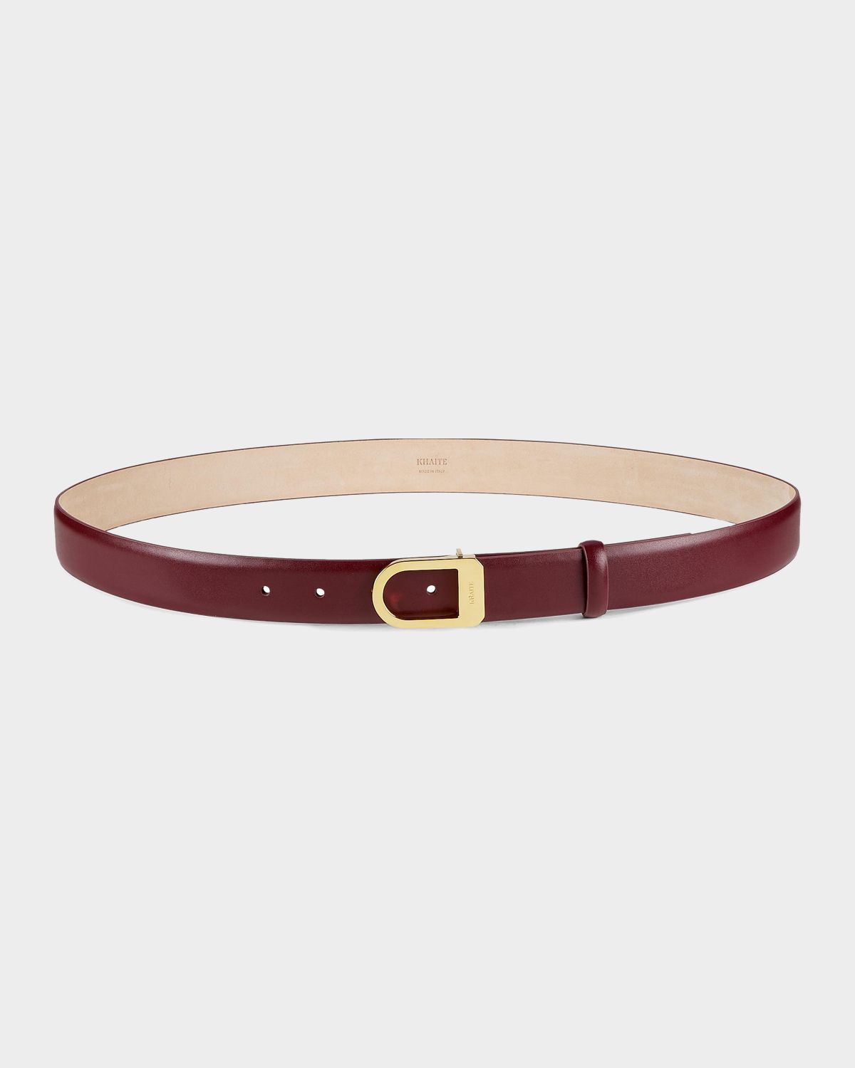 Khaite Leather Saddle Belt