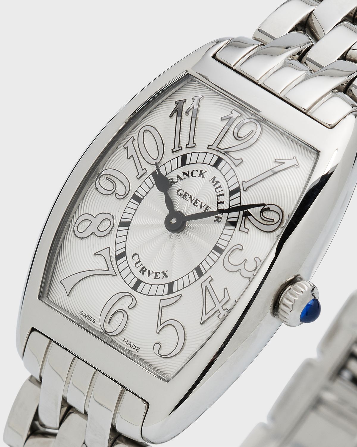 Franck Muller Curvex Stainless Steel Watch