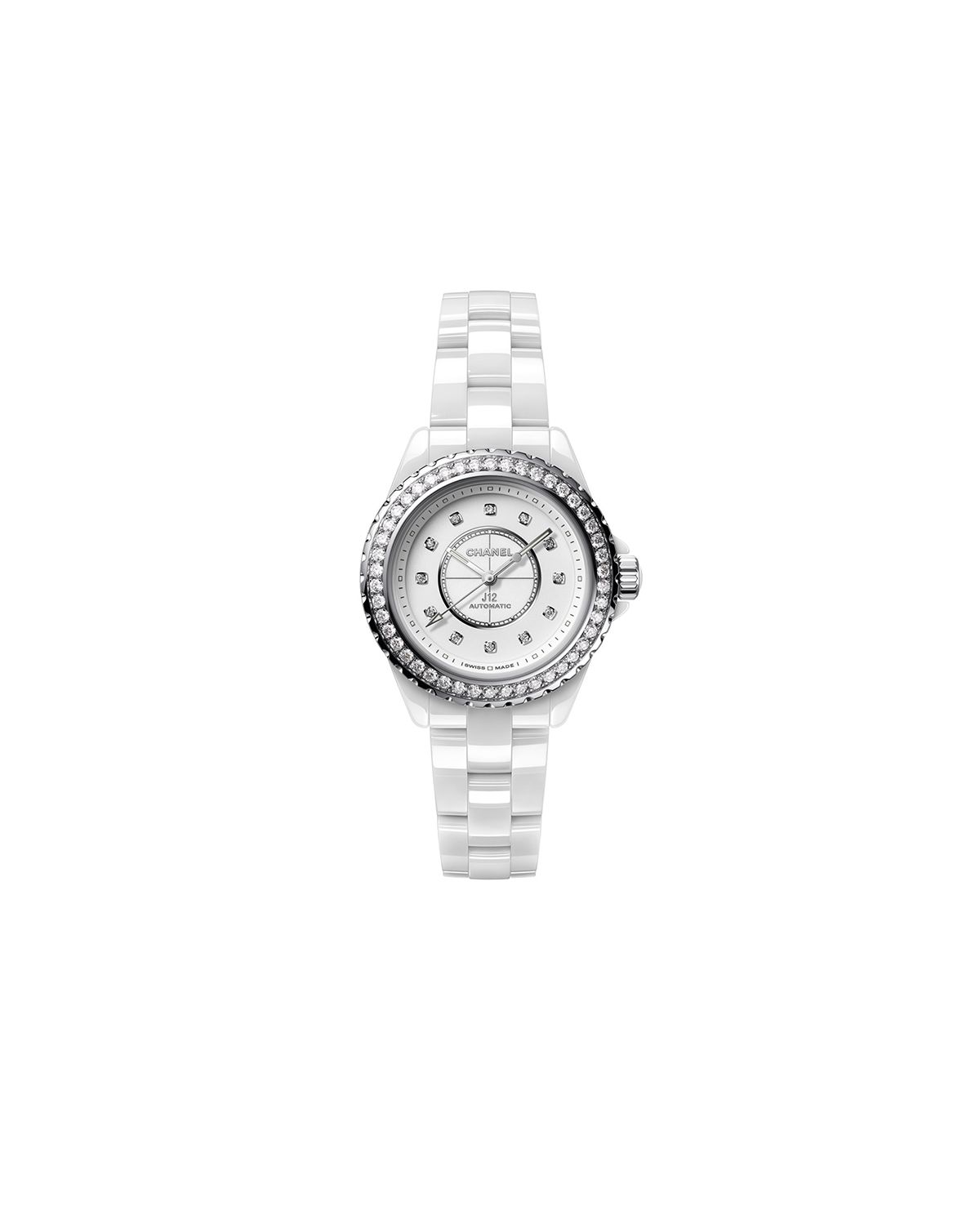 CHANEL J12 DIAMOND BEZEL WATCH CALIBER 12.2, 33 MM | Thumbnail 4 CHANEL J12 DIAMOND BEZEL WATCH CALIBER 12.2, 33 MM | Thumbnail 4