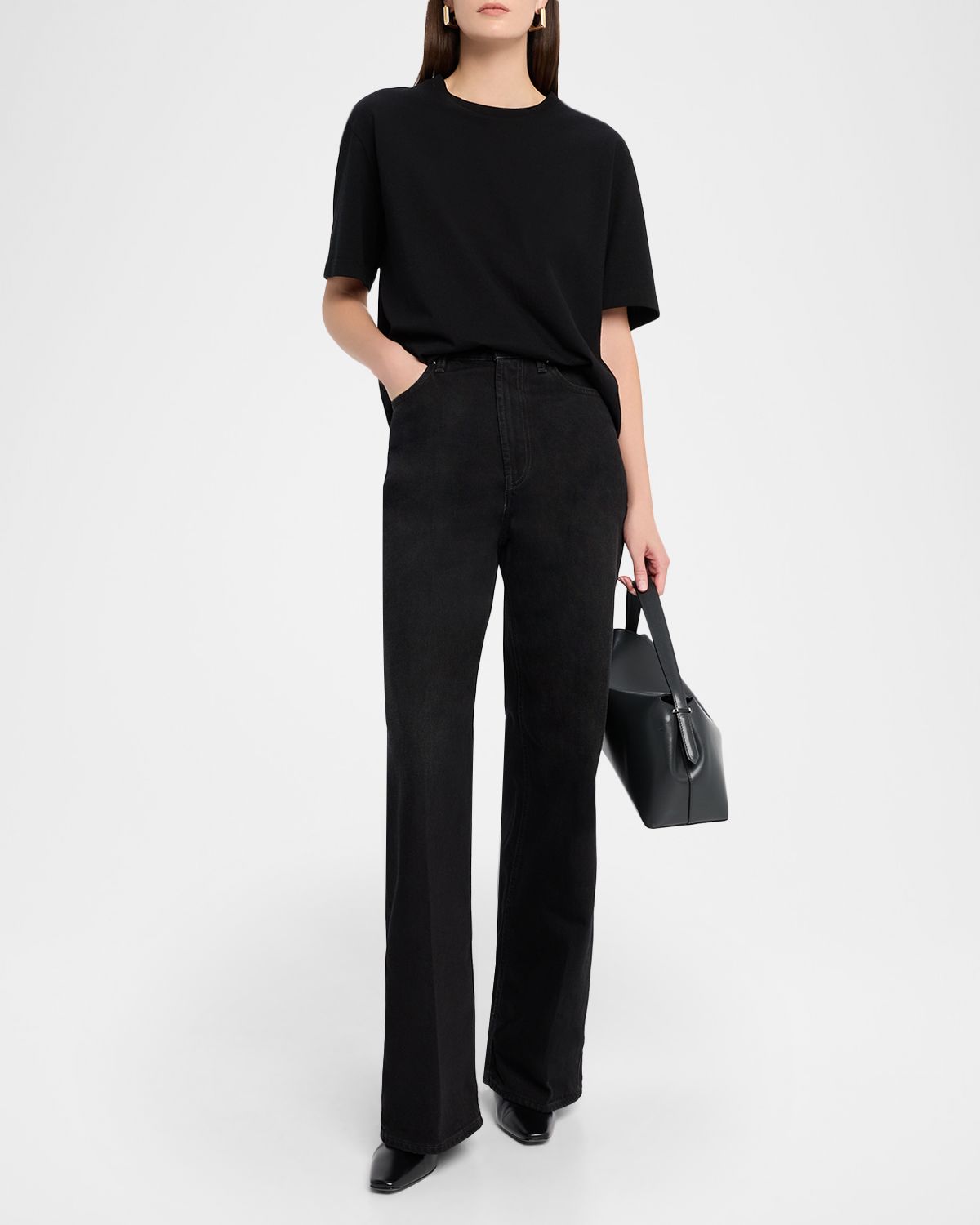 Toteme Wide-Leg Organic Cotton Jeans | Thumbnail 5 Toteme Wide-Leg Organic Cotton Jeans | Thumbnail 5