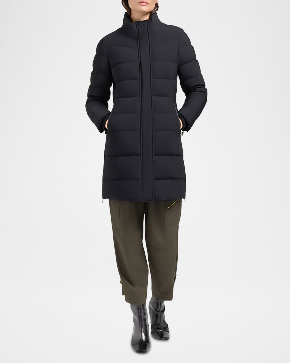 Moose Knuckles Watershed 3 Down Parka with Detachable Hood & Shearling Trim | Thumbnail 5