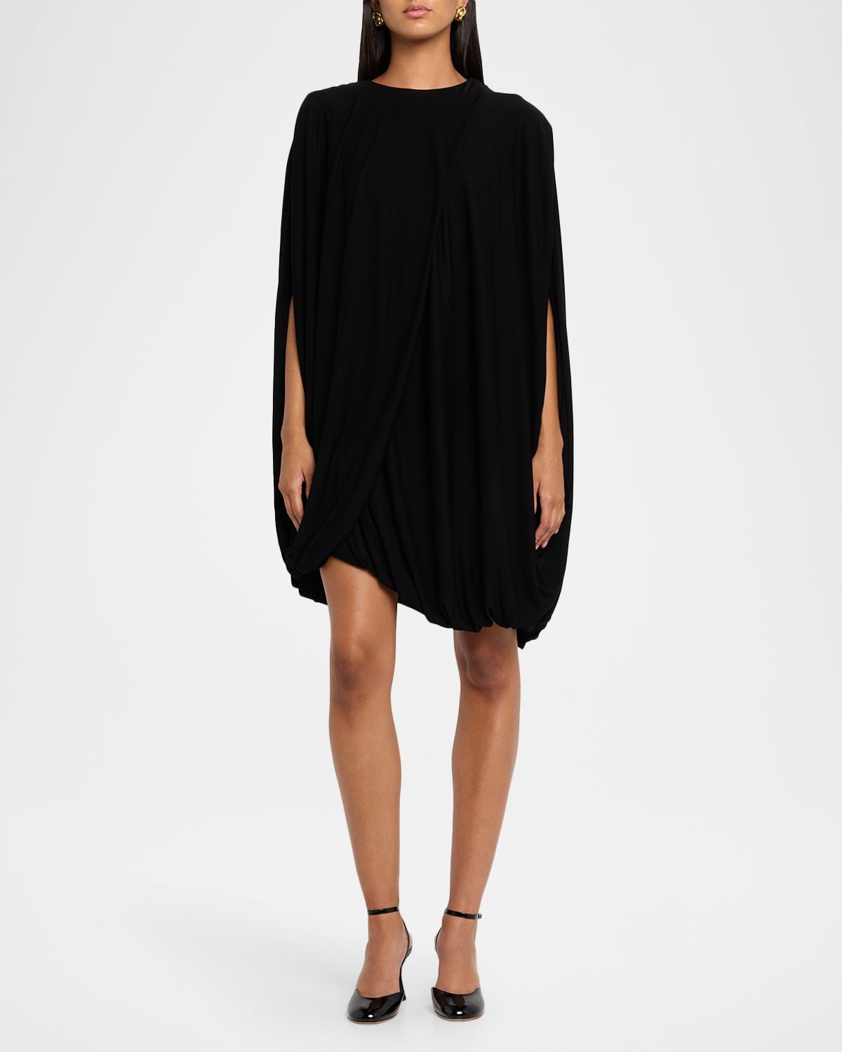 Loewe Draped Bubble Mini Dress