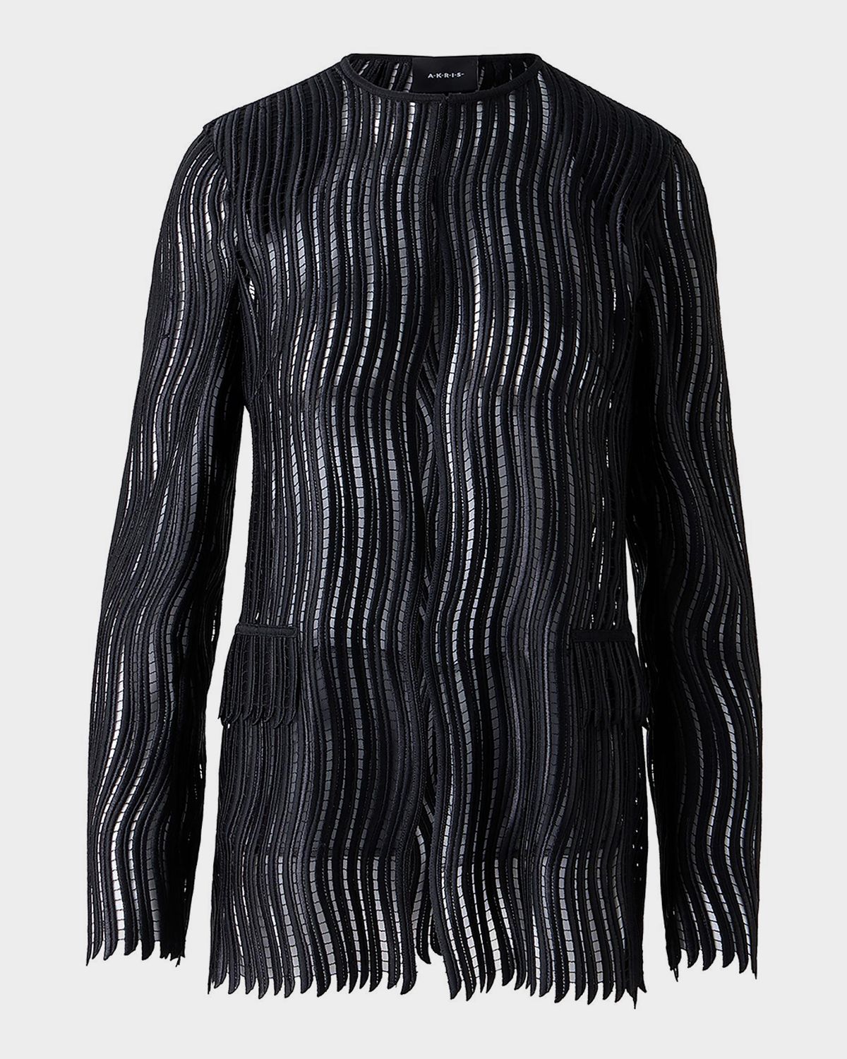 Akris Hekka Techno Wave Guipure Jacket