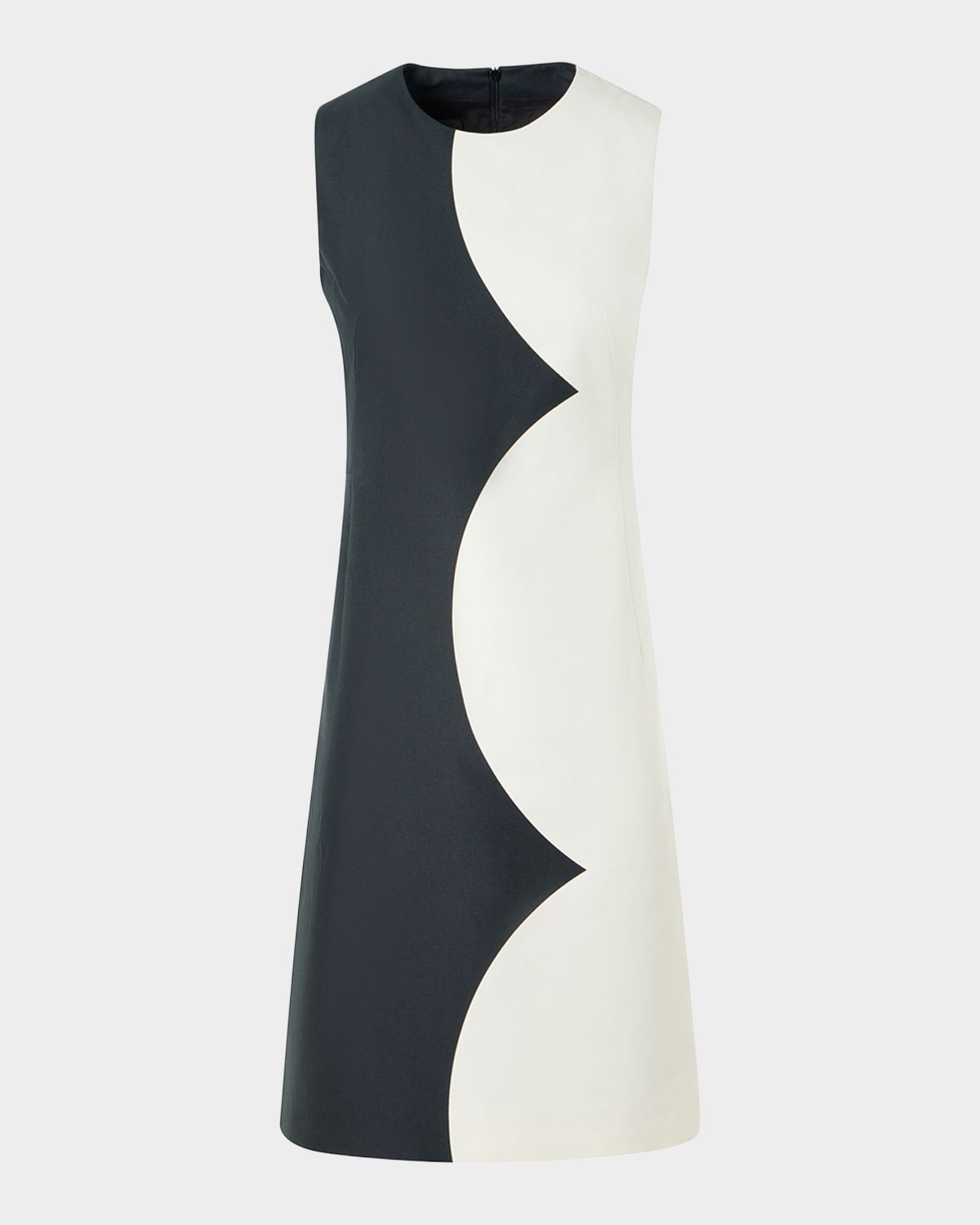 Akris Colorblock Silk Sleeveless Sheath Dress | Thumbnail 6 Akris Colorblock Silk Sleeveless Sheath Dress | Thumbnail 6