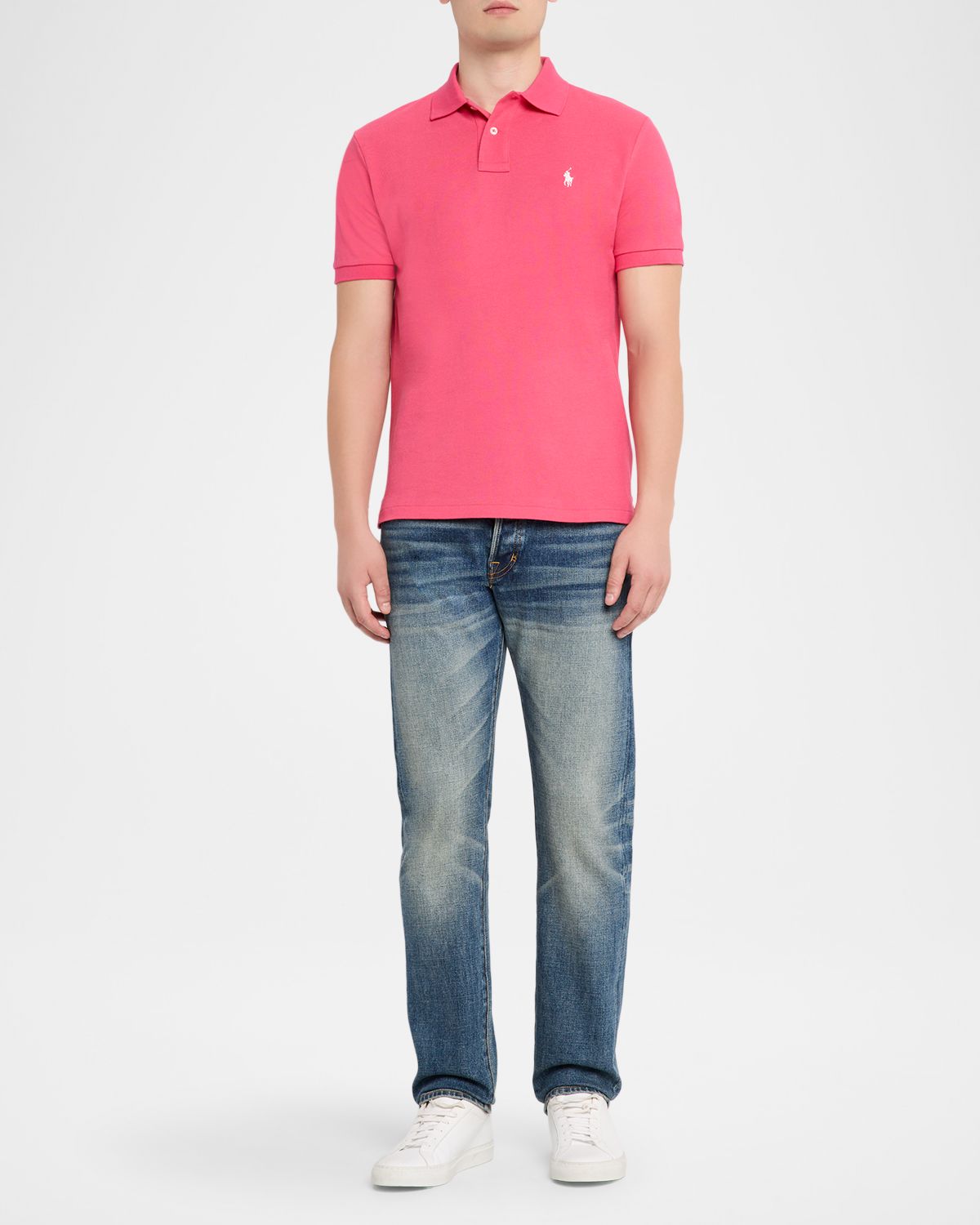 Polo Ralph Lauren Men 's Custom Slim Fit Soft Cotton Polo Shirt