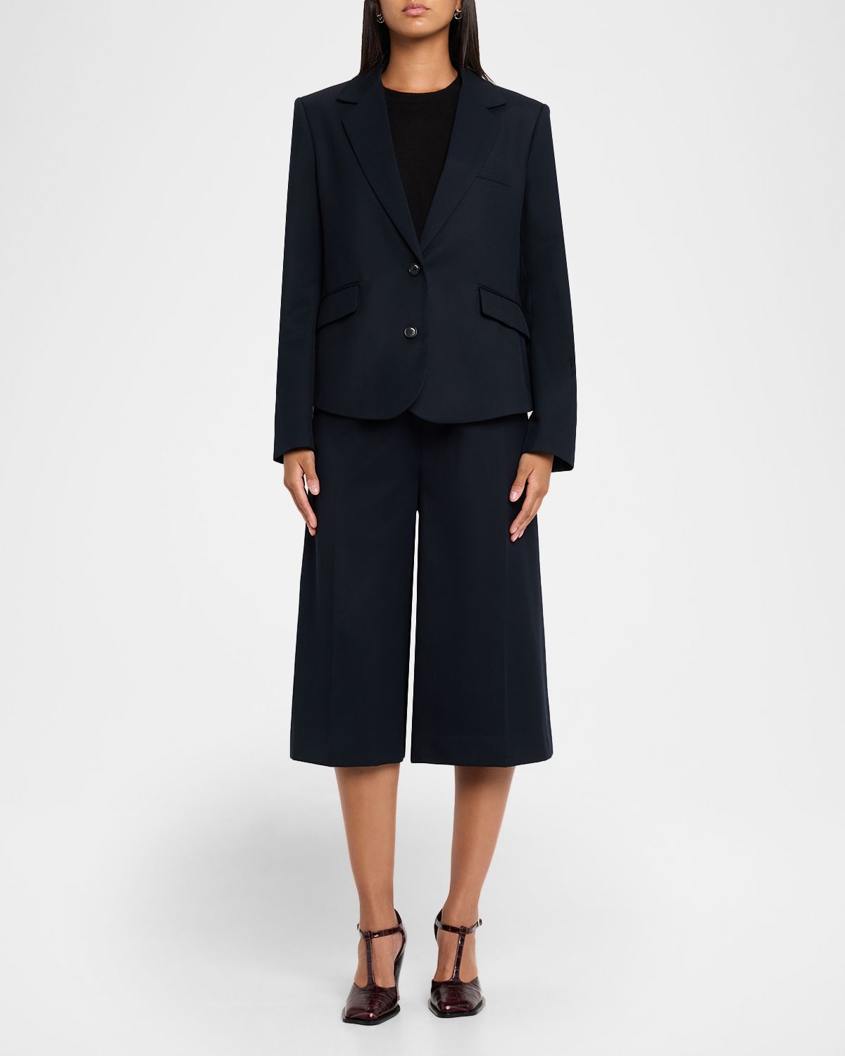 Loewe Single-Breasted Belt Cinched Tailored Jacket