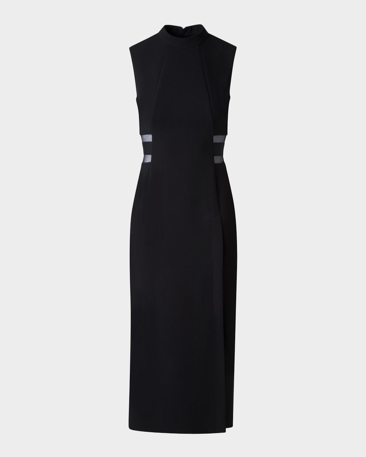 Akris Double-Face Illusion Midi Sheath Dress