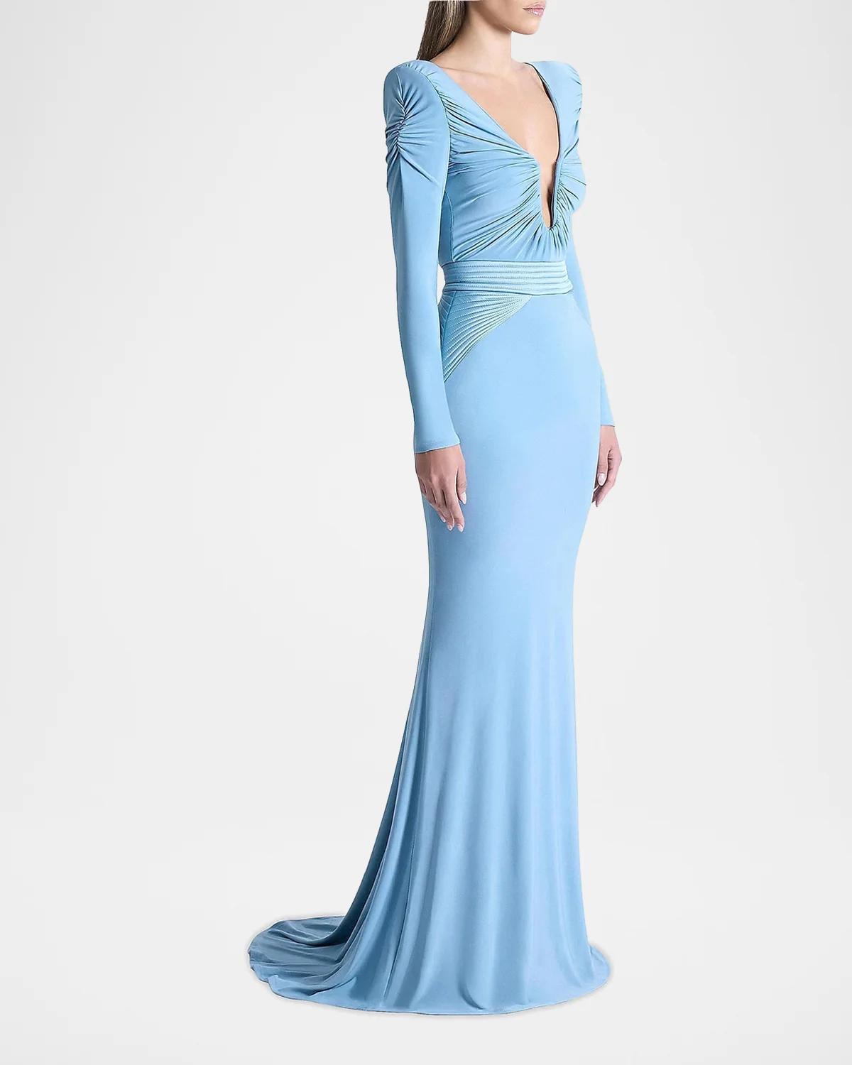 Zhivago The Bloom Gathered Jersey Gown | Thumbnail 2 Zhivago The Bloom Gathered Jersey Gown | Thumbnail 2
