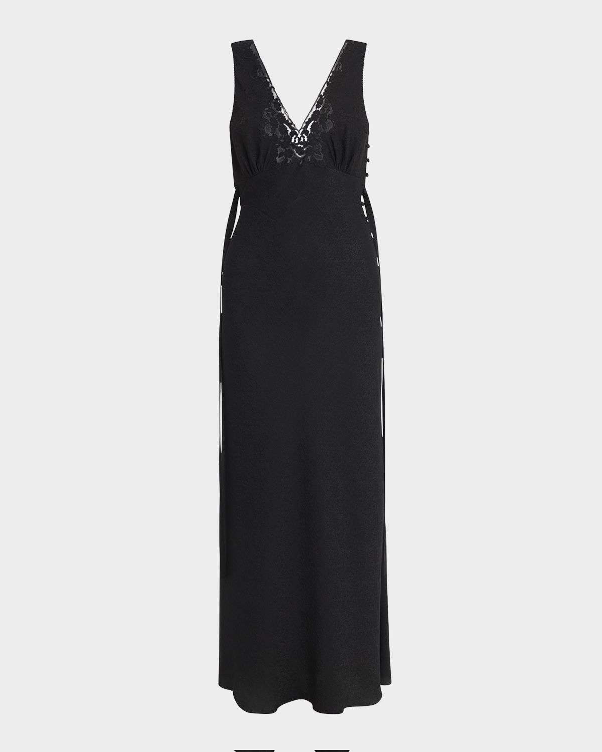 Chloe Silk Jacquard & Lace Sleeveless Column Dress | Thumbnail 6 Chloe Silk Jacquard & Lace Sleeveless Column Dress | Thumbnail 6
