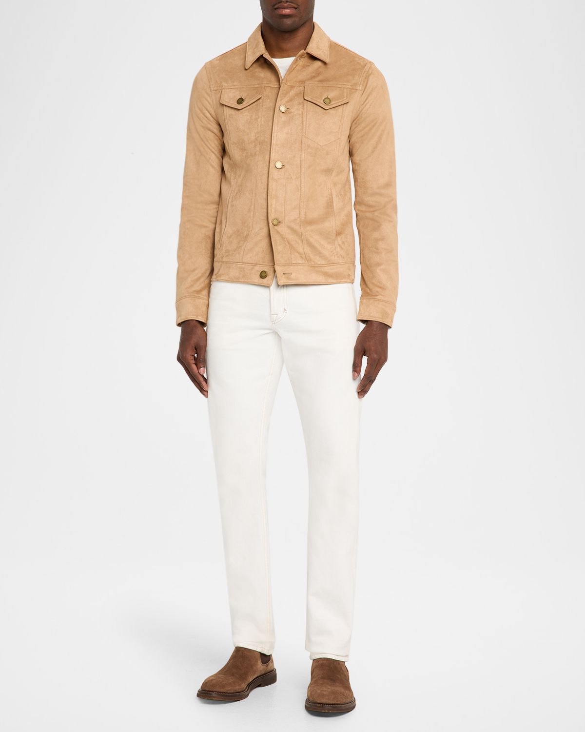 monfrere Men 's Dean Faux Suede Shirt Jacket | Thumbnail 5 monfrere Men 's Dean Faux Suede Shirt Jacket | Thumbnail 5