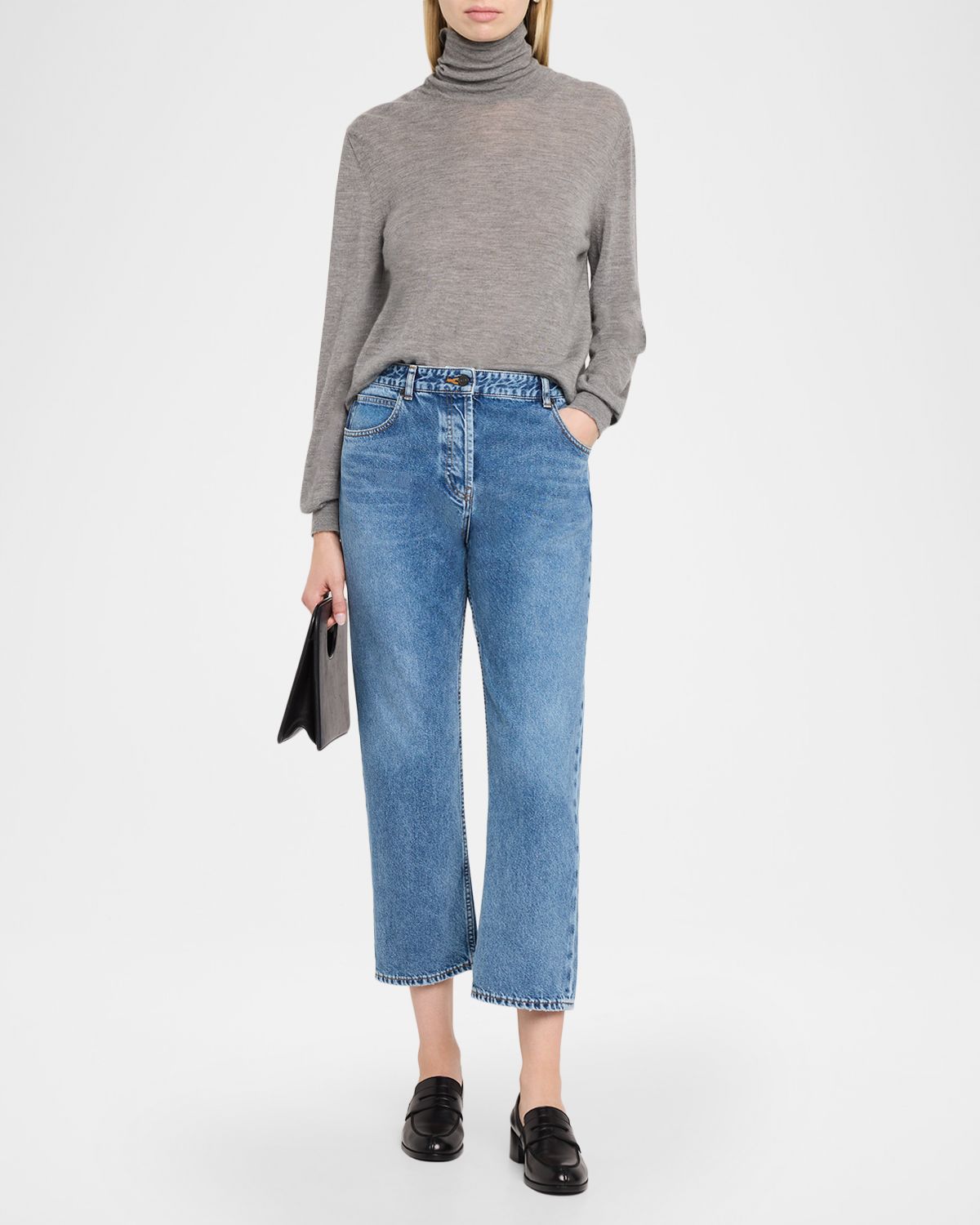 THE ROW Riaco Slim-Leg Ankle Jeans