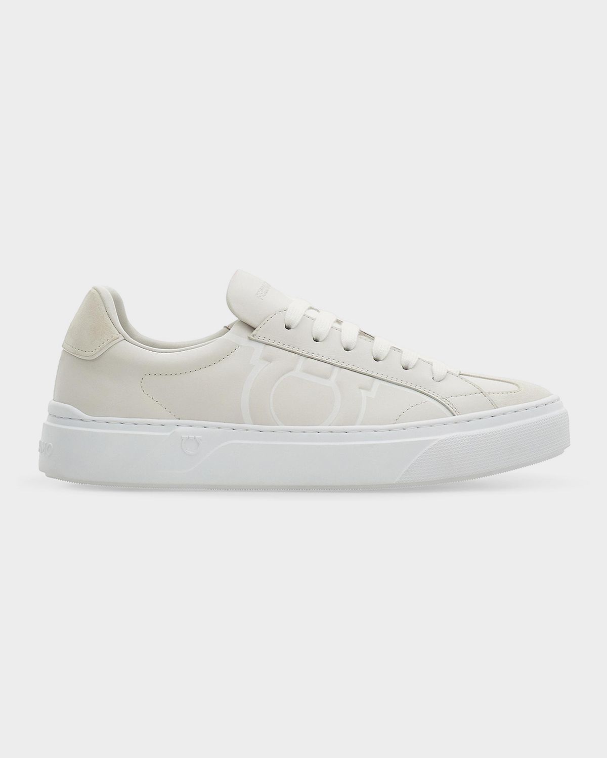Ferragamo Men 's Gancini Leather Low-Top Sneakers | Thumbnail 6 Ferragamo Men 's Gancini Leather Low-Top Sneakers | Thumbnail 6