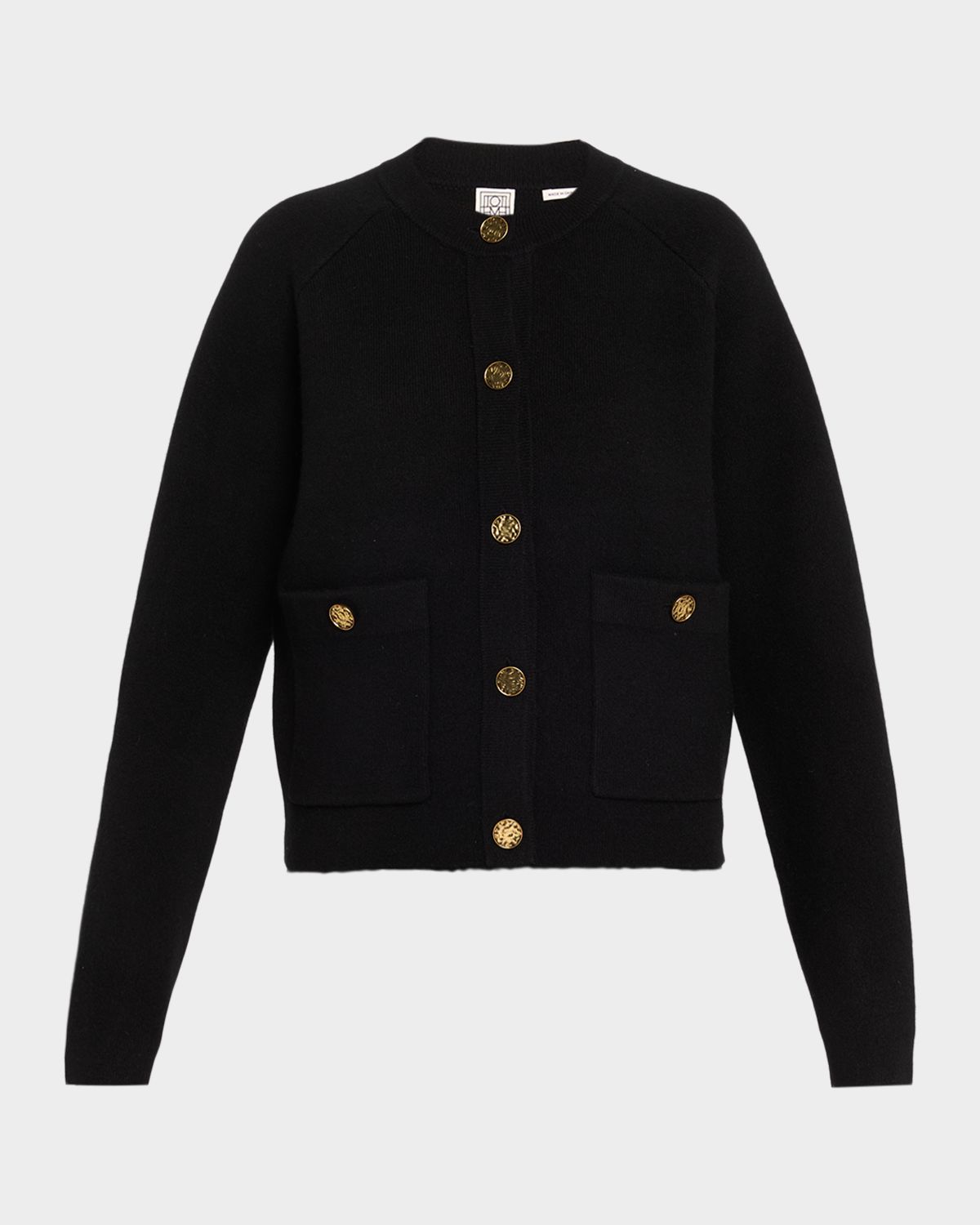 Toteme Cashmere-Wool Hammered Button Cardigan | Thumbnail 6