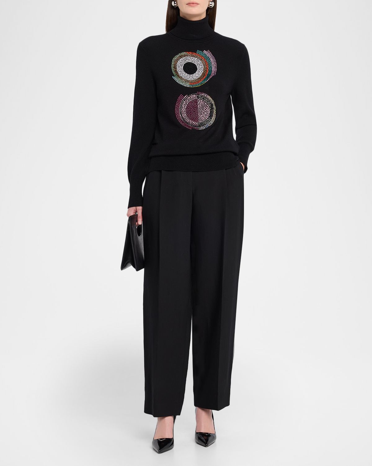Libertine Sonia Crystal Cashmere Turtleneck Sweater | Thumbnail 2 Libertine Sonia Crystal Cashmere Turtleneck Sweater | Thumbnail 2