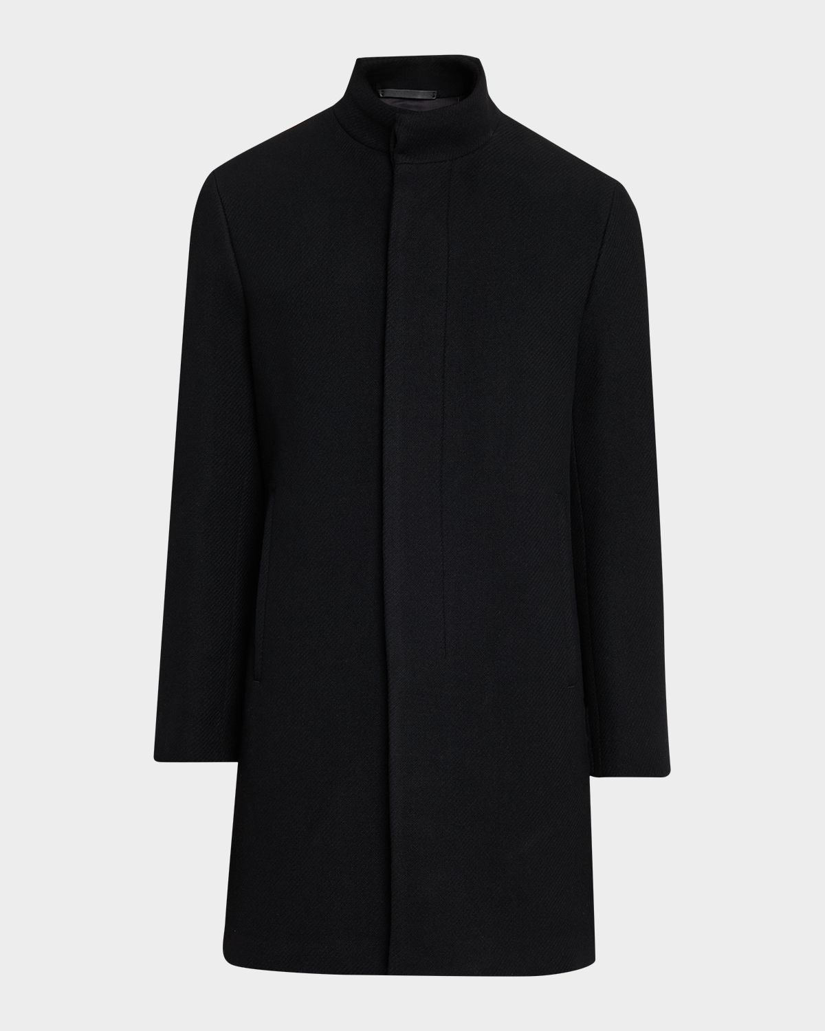 Theory Men 's Belvin Melton-Textured Wool-Blend Coat